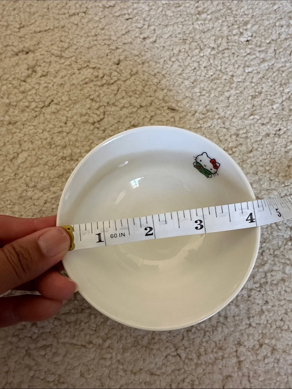Hello Kitty Kids Red Ceramic Bowl and Mug Set